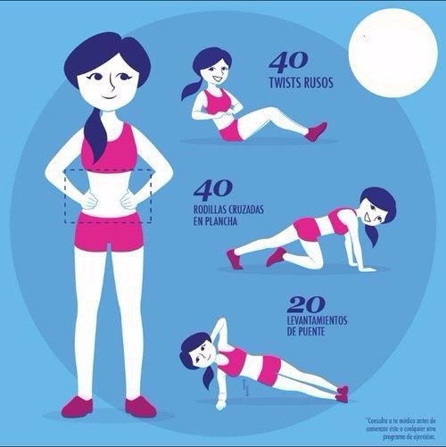 Тренировка всех основных проблемных зон для девушек